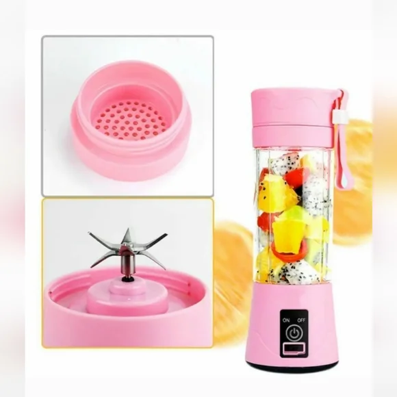 Portable Blender Juicer Cup USB Rechargeable Smoothies Mixer Fruit Machine - Picture 3 of 4